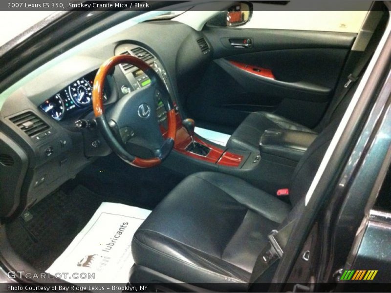 Smokey Granite Mica / Black 2007 Lexus ES 350