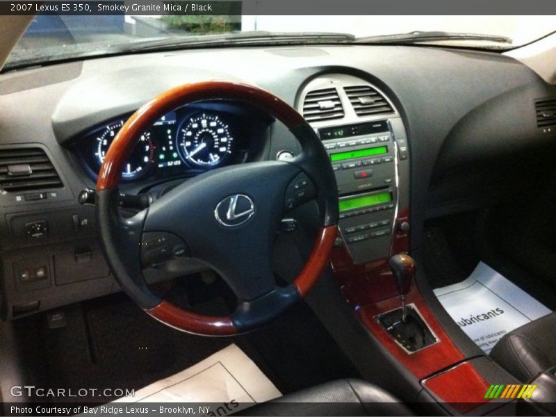 Smokey Granite Mica / Black 2007 Lexus ES 350