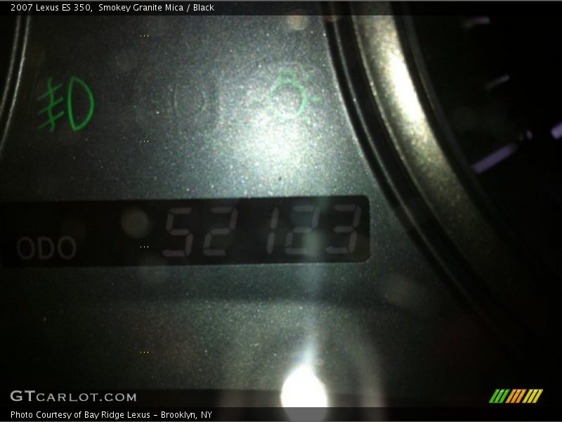 Smokey Granite Mica / Black 2007 Lexus ES 350