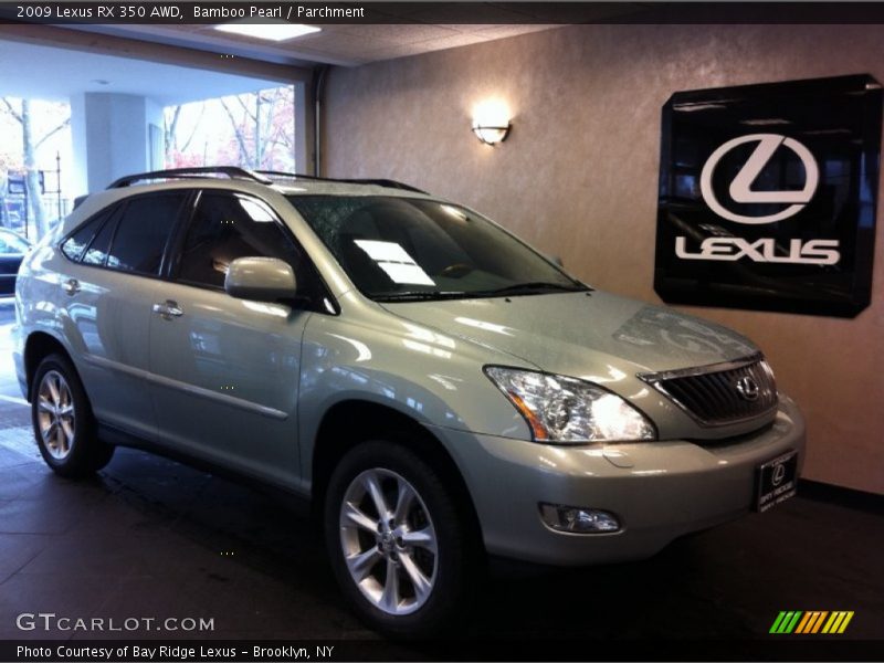 Bamboo Pearl / Parchment 2009 Lexus RX 350 AWD