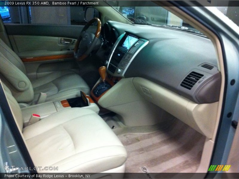 Bamboo Pearl / Parchment 2009 Lexus RX 350 AWD