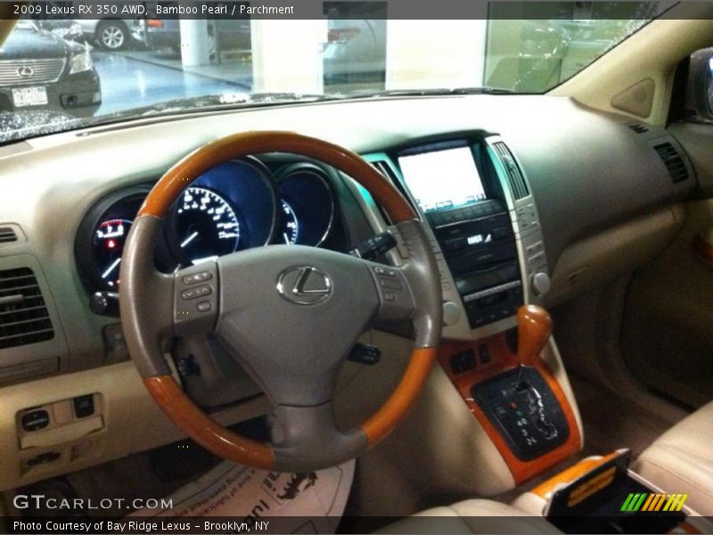 Bamboo Pearl / Parchment 2009 Lexus RX 350 AWD