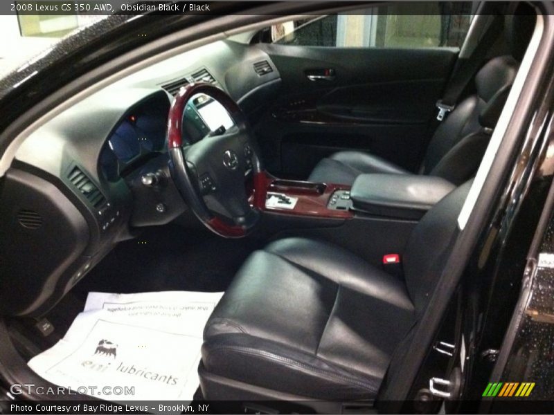 Obsidian Black / Black 2008 Lexus GS 350 AWD