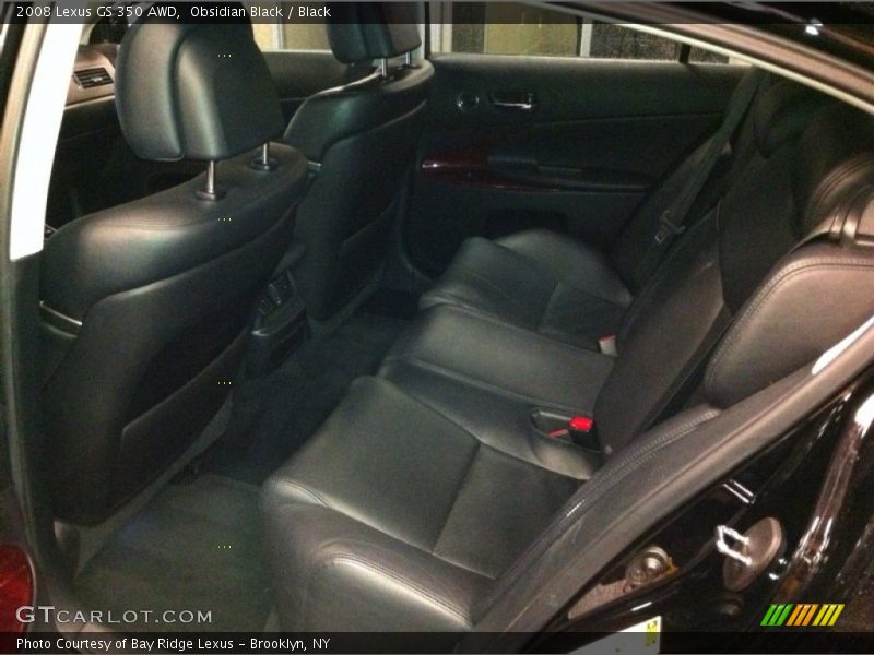 Obsidian Black / Black 2008 Lexus GS 350 AWD
