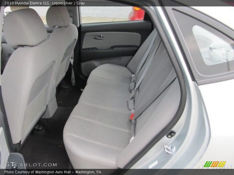 Liquid Silver / Gray 2010 Hyundai Elantra GLS