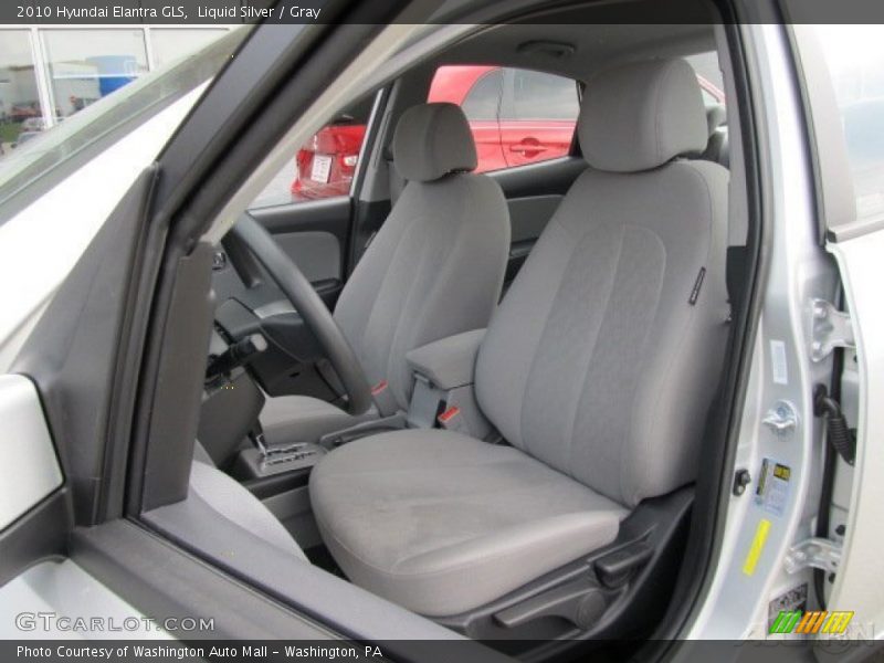 Liquid Silver / Gray 2010 Hyundai Elantra GLS