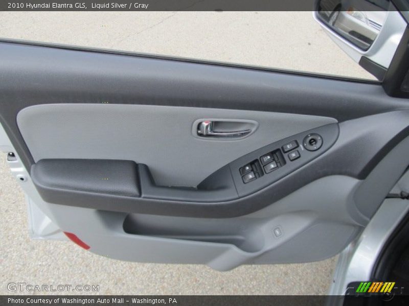 Liquid Silver / Gray 2010 Hyundai Elantra GLS
