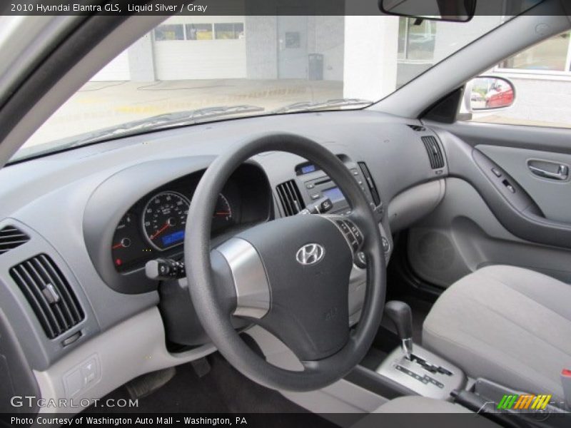 Liquid Silver / Gray 2010 Hyundai Elantra GLS