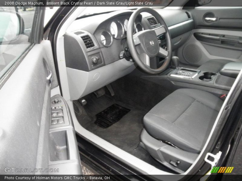 Brilliant Black Crystal Pearl / Dark Slate Gray/Light Slate Gray 2008 Dodge Magnum