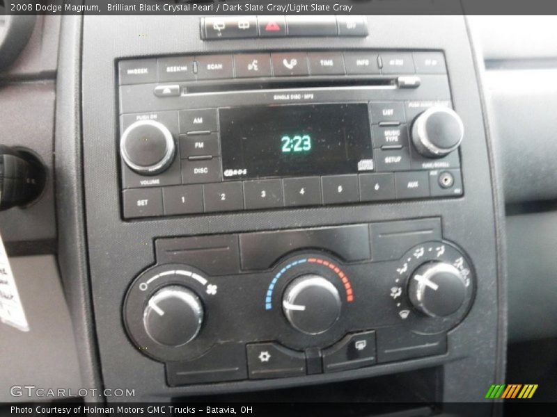 Brilliant Black Crystal Pearl / Dark Slate Gray/Light Slate Gray 2008 Dodge Magnum