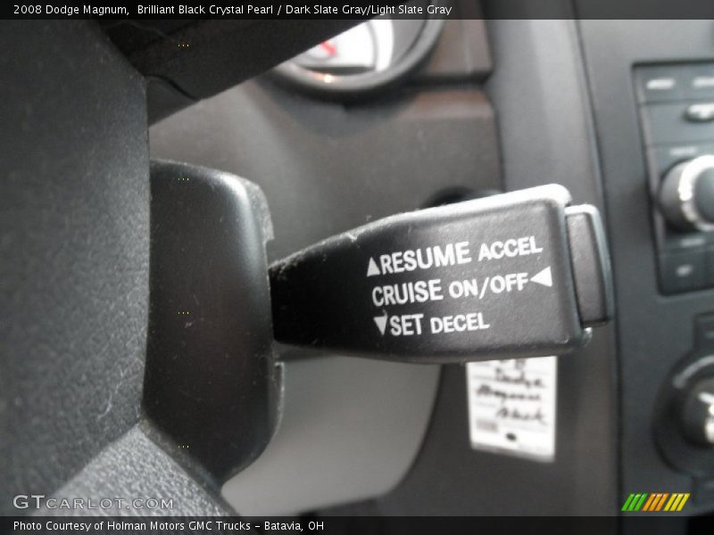 Brilliant Black Crystal Pearl / Dark Slate Gray/Light Slate Gray 2008 Dodge Magnum