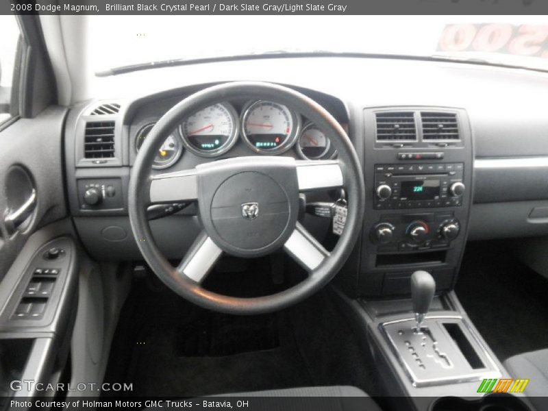 Brilliant Black Crystal Pearl / Dark Slate Gray/Light Slate Gray 2008 Dodge Magnum