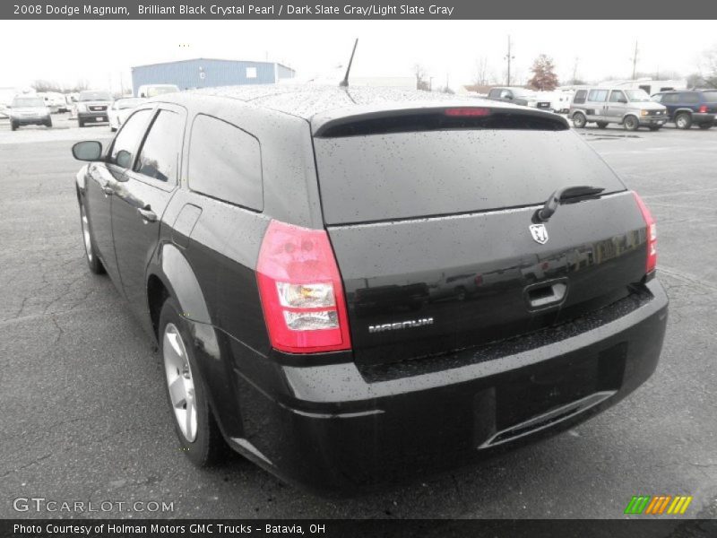 Brilliant Black Crystal Pearl / Dark Slate Gray/Light Slate Gray 2008 Dodge Magnum