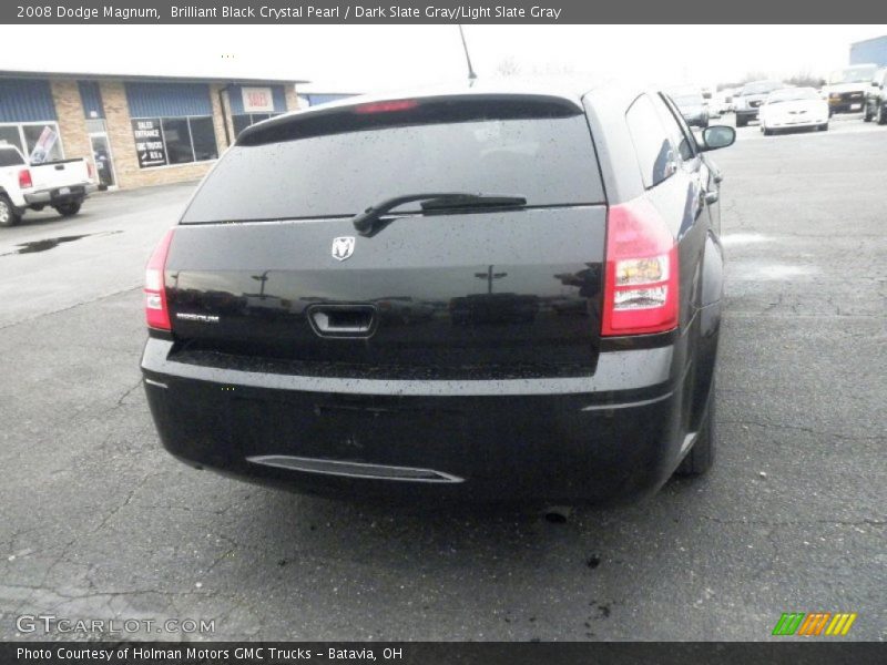 Brilliant Black Crystal Pearl / Dark Slate Gray/Light Slate Gray 2008 Dodge Magnum