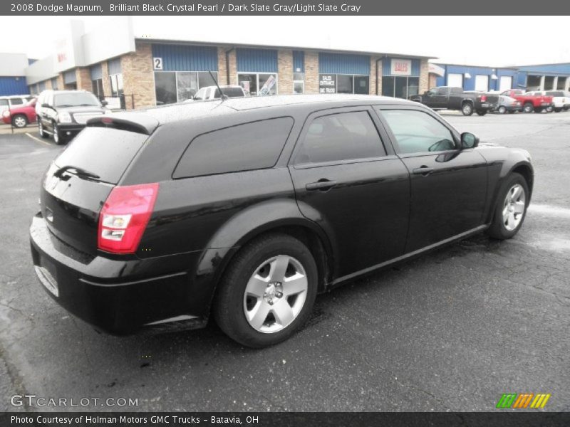 Brilliant Black Crystal Pearl / Dark Slate Gray/Light Slate Gray 2008 Dodge Magnum