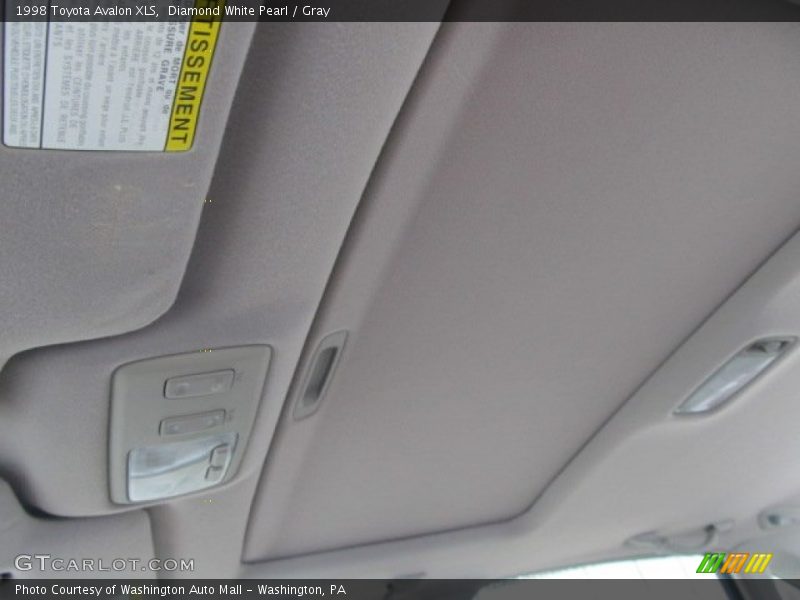 Diamond White Pearl / Gray 1998 Toyota Avalon XLS