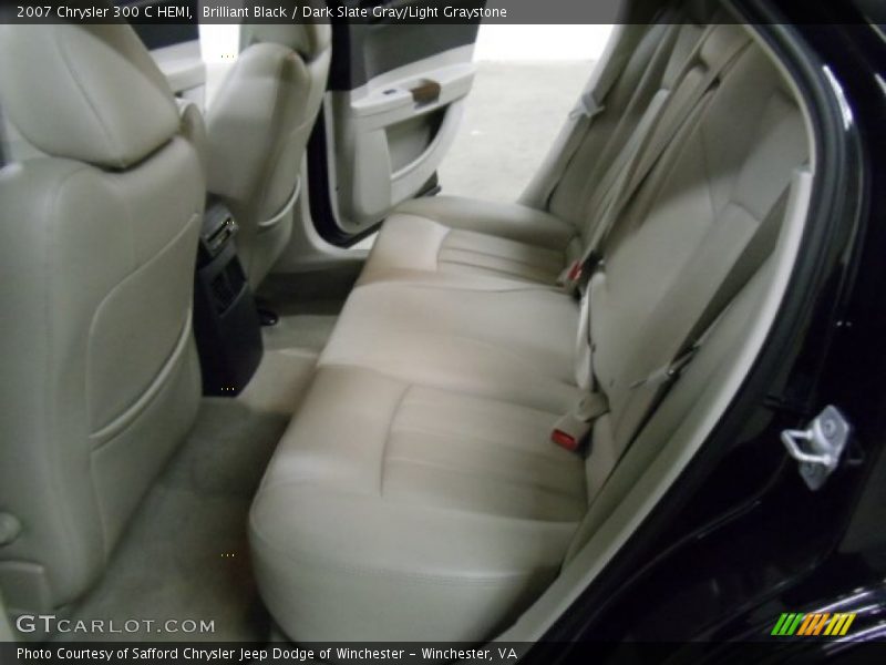 Brilliant Black / Dark Slate Gray/Light Graystone 2007 Chrysler 300 C HEMI