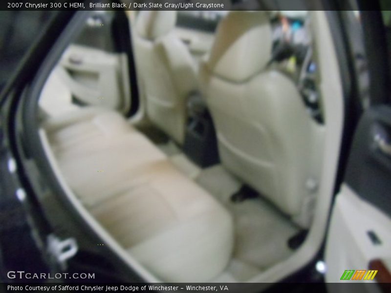 Brilliant Black / Dark Slate Gray/Light Graystone 2007 Chrysler 300 C HEMI