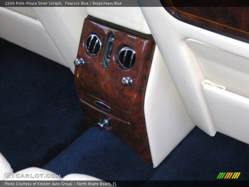 Peacock Blue / Beige/Navy Blue 1999 Rolls-Royce Silver Seraph