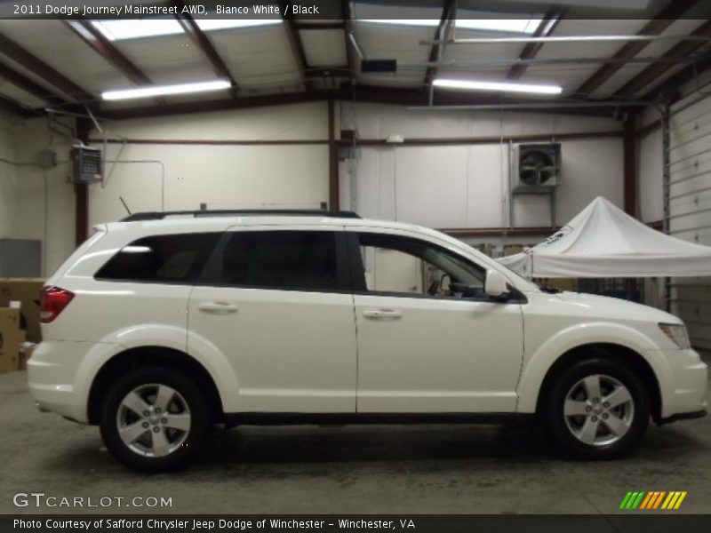 Bianco White / Black 2011 Dodge Journey Mainstreet AWD