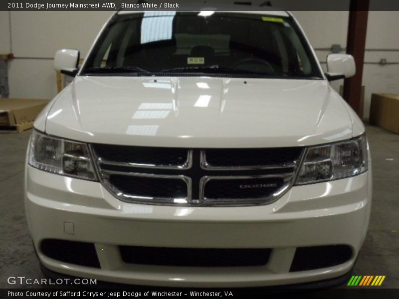 Bianco White / Black 2011 Dodge Journey Mainstreet AWD