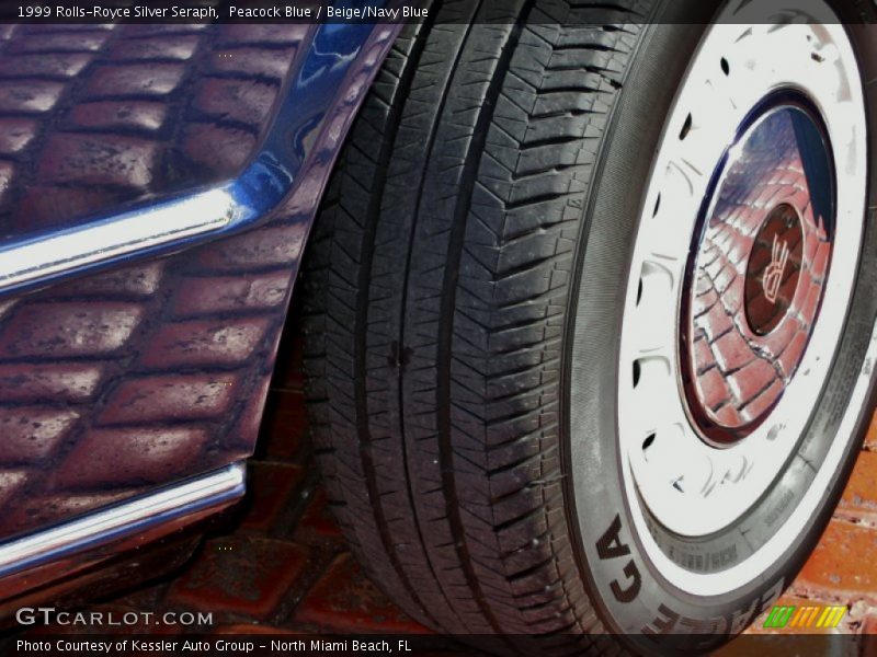 Peacock Blue / Beige/Navy Blue 1999 Rolls-Royce Silver Seraph