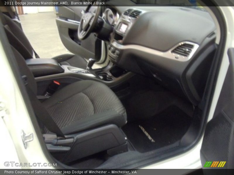 Bianco White / Black 2011 Dodge Journey Mainstreet AWD