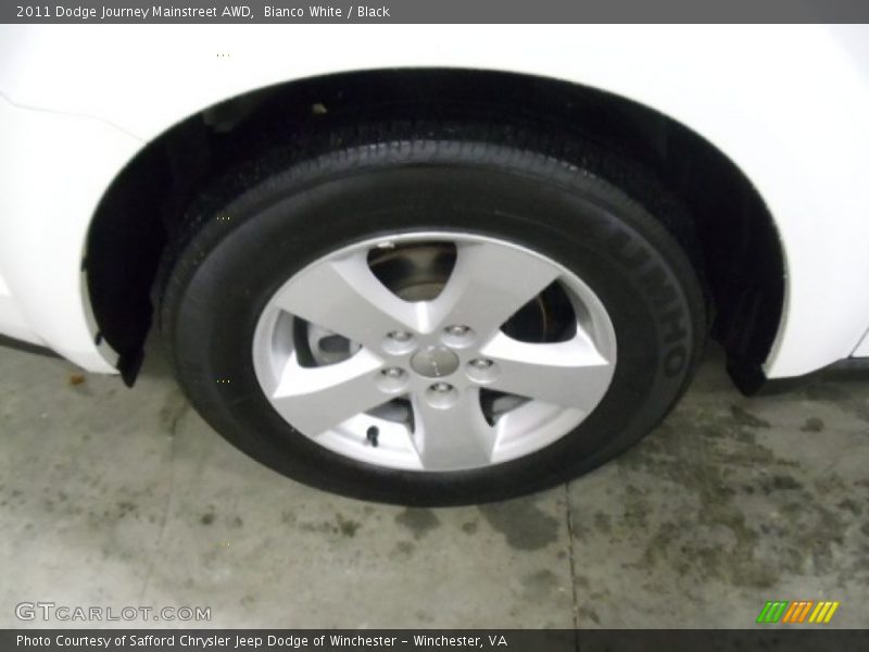 Bianco White / Black 2011 Dodge Journey Mainstreet AWD