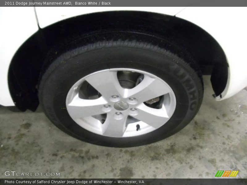 Bianco White / Black 2011 Dodge Journey Mainstreet AWD