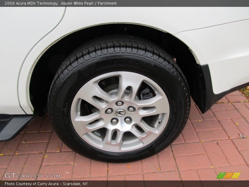 Aspen White Pearl / Parchment 2009 Acura MDX Technology