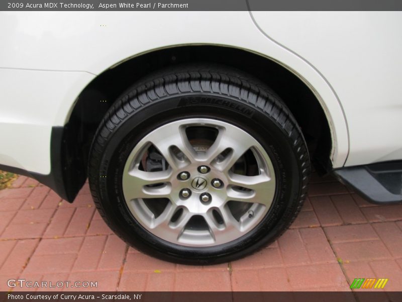 Aspen White Pearl / Parchment 2009 Acura MDX Technology