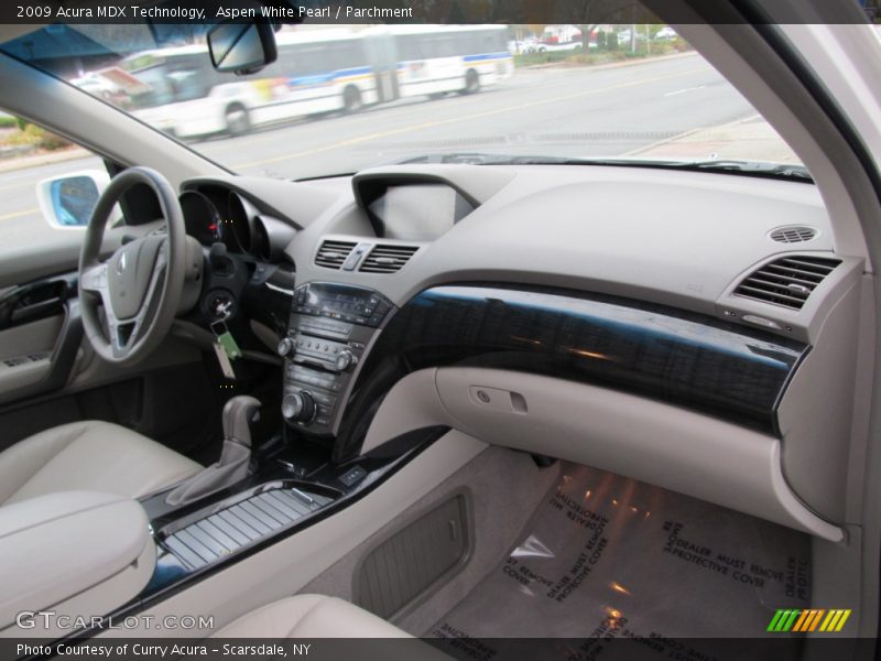 Aspen White Pearl / Parchment 2009 Acura MDX Technology