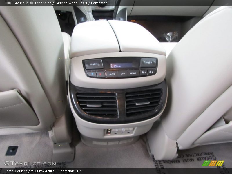 Aspen White Pearl / Parchment 2009 Acura MDX Technology