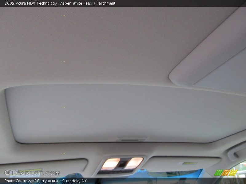 Aspen White Pearl / Parchment 2009 Acura MDX Technology