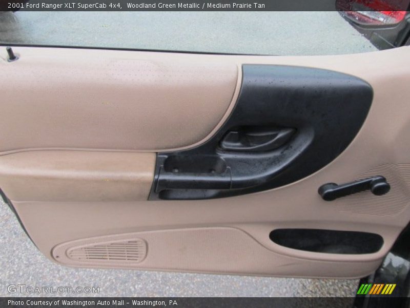 Woodland Green Metallic / Medium Prairie Tan 2001 Ford Ranger XLT SuperCab 4x4