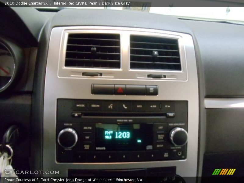 Inferno Red Crystal Pearl / Dark Slate Gray 2010 Dodge Charger SXT