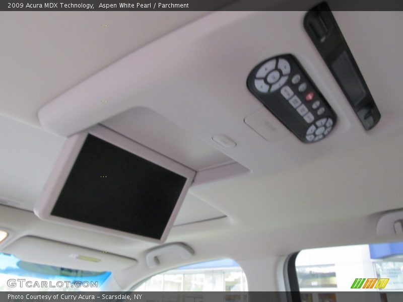 Aspen White Pearl / Parchment 2009 Acura MDX Technology