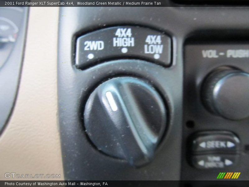 Woodland Green Metallic / Medium Prairie Tan 2001 Ford Ranger XLT SuperCab 4x4