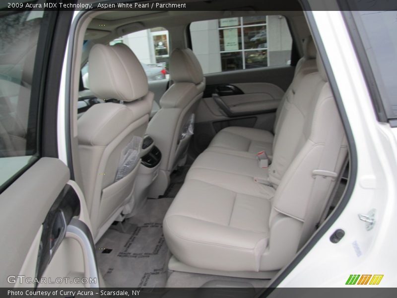 Aspen White Pearl / Parchment 2009 Acura MDX Technology