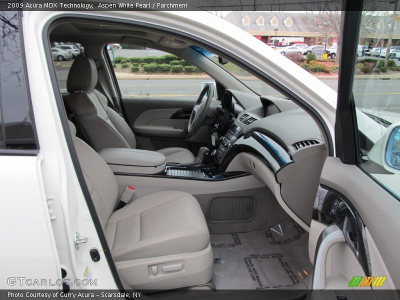 Aspen White Pearl / Parchment 2009 Acura MDX Technology