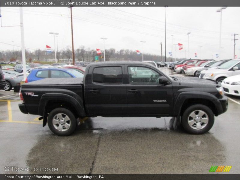 Black Sand Pearl / Graphite 2010 Toyota Tacoma V6 SR5 TRD Sport Double Cab 4x4