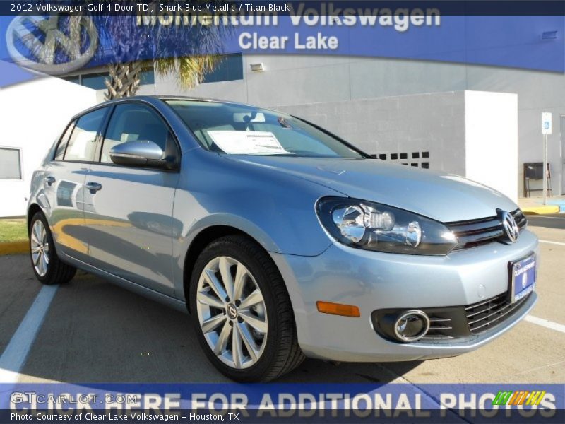 Shark Blue Metallic / Titan Black 2012 Volkswagen Golf 4 Door TDI