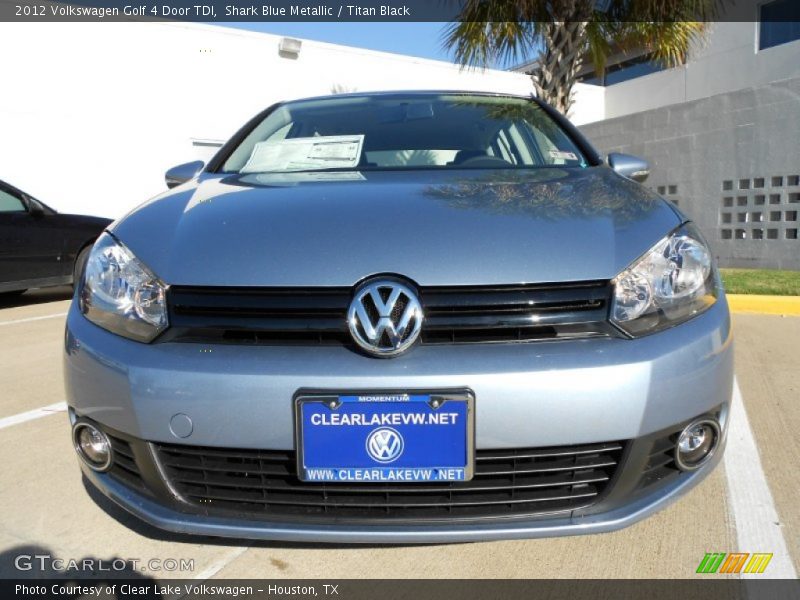 Shark Blue Metallic / Titan Black 2012 Volkswagen Golf 4 Door TDI