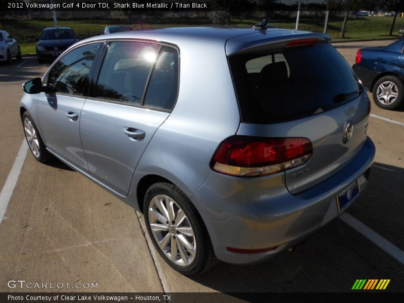 Shark Blue Metallic / Titan Black 2012 Volkswagen Golf 4 Door TDI