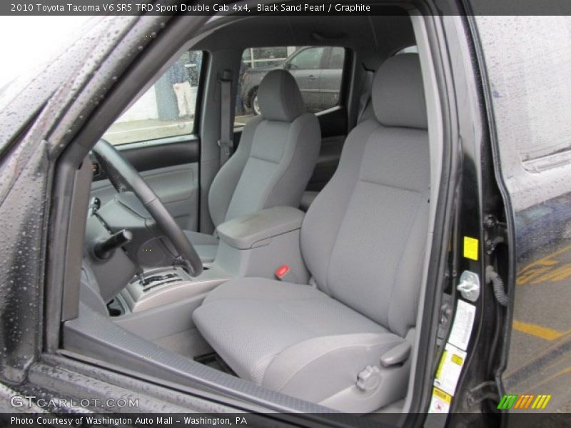  2010 Tacoma V6 SR5 TRD Sport Double Cab 4x4 Graphite Interior