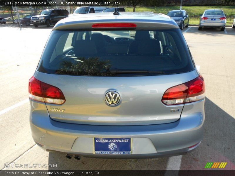 Shark Blue Metallic / Titan Black 2012 Volkswagen Golf 4 Door TDI