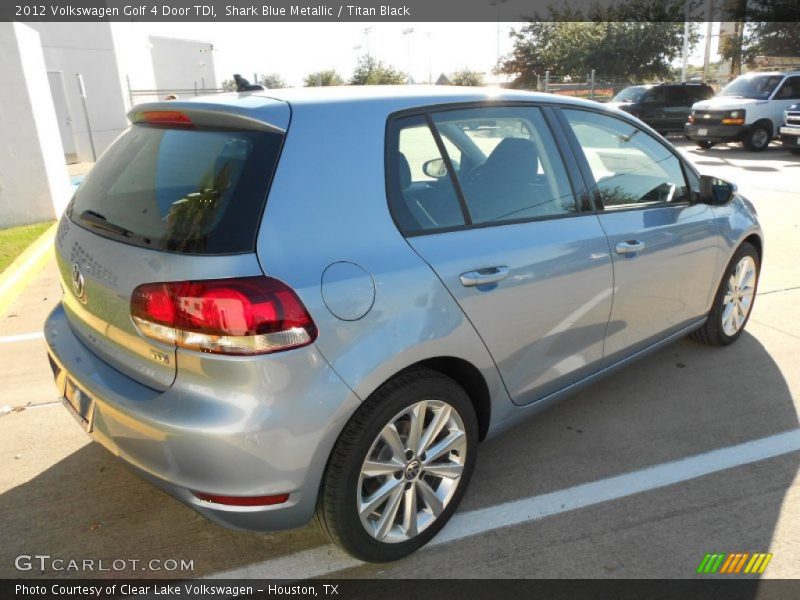 Shark Blue Metallic / Titan Black 2012 Volkswagen Golf 4 Door TDI