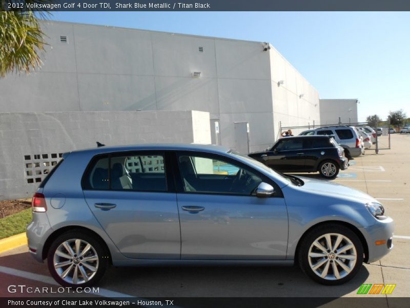 Shark Blue Metallic / Titan Black 2012 Volkswagen Golf 4 Door TDI