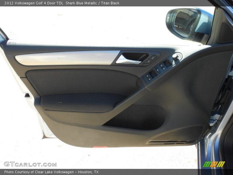 Shark Blue Metallic / Titan Black 2012 Volkswagen Golf 4 Door TDI