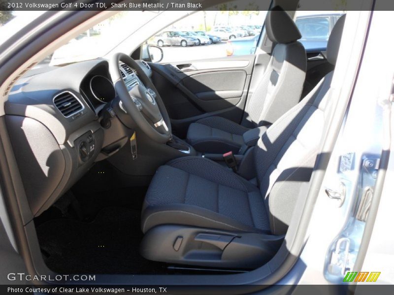 Shark Blue Metallic / Titan Black 2012 Volkswagen Golf 4 Door TDI